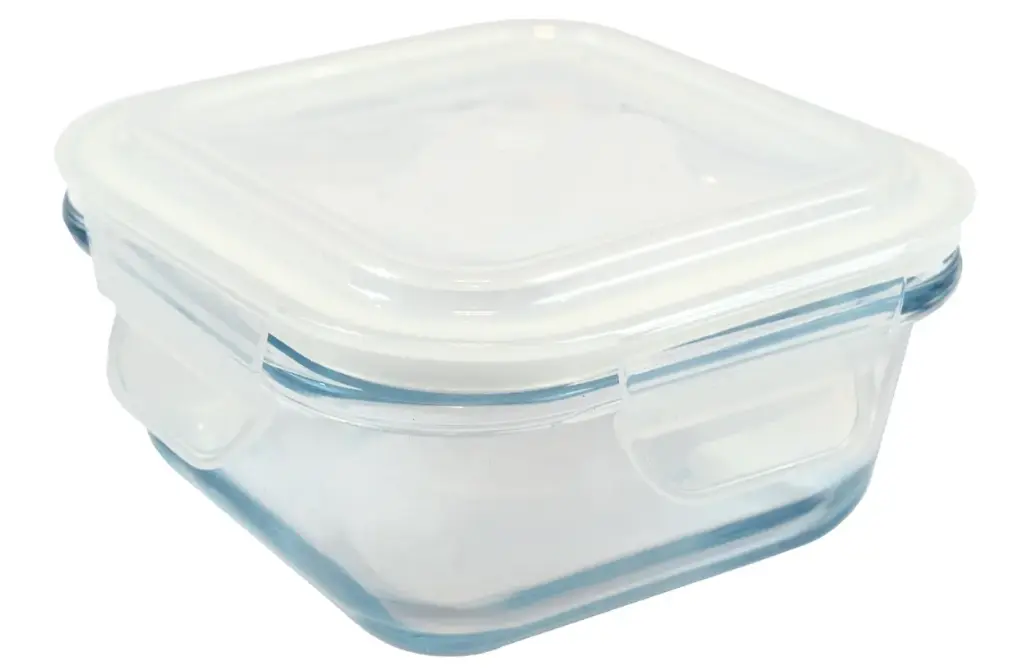 PAMEX FIAMBRERA DE BOROSILICATO CUADRADA C/TAPA 320ML