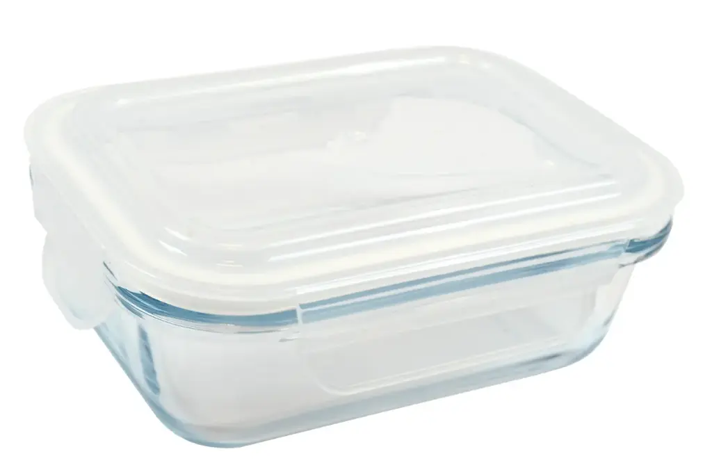 PAMEX FIAMBRERA DE BOROSILICATO CUADRADA C/TAPA 370ML