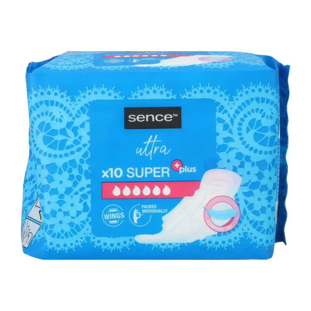 SENCE COMPRESAS HIGIÉNICAS 10UDS SUPER PLUS