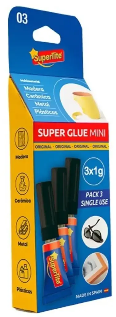 SUPER TITE SUPER GLUE MINI B BOX 3X1G