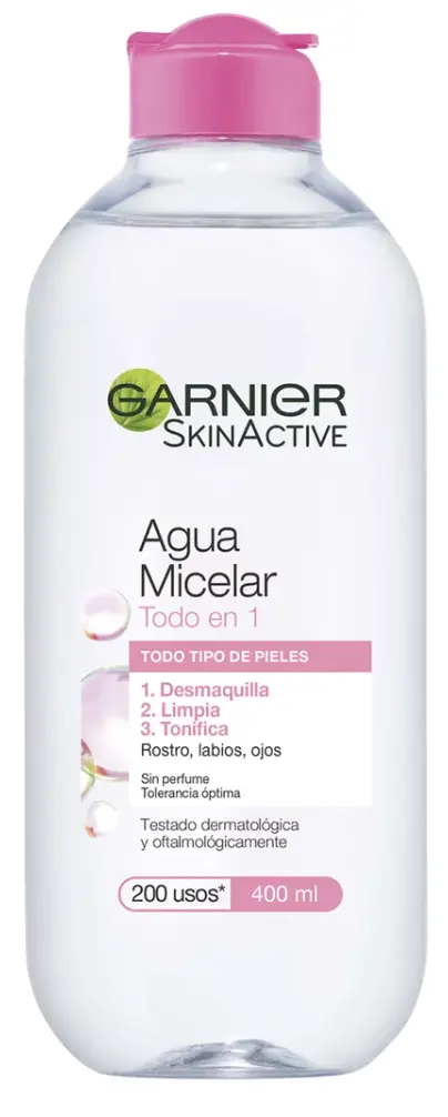 GARNIER SKIN A.MICELAR AGUA 400ML.TODO EN UNO