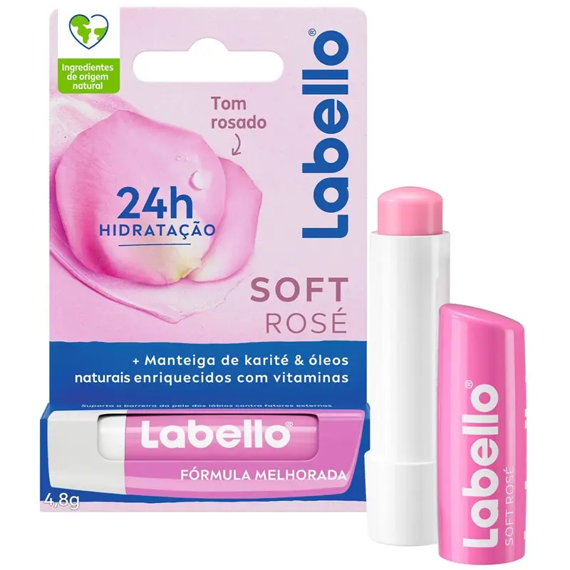 LABELLO BLISTER SOFT ROSE NEW