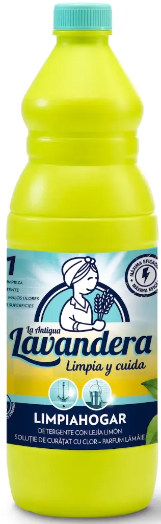 LAVANDERA LEJIA C/DETERGENTE LIMON 1.5LT