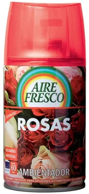 ROMAR RECAMBIO AEROSOL AUTOMÁTICO ROSAS 335CC AIRE FRESCO