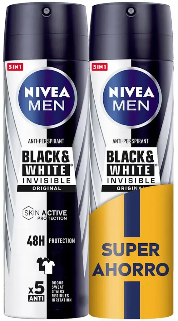 NIVEA MEN BLACK & WHITE INVISIBLE ORIGINAL DUPLO 200ML