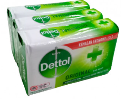 DETTOL JABON PASTILLA 100G. OR IGINAL PACK 3UD