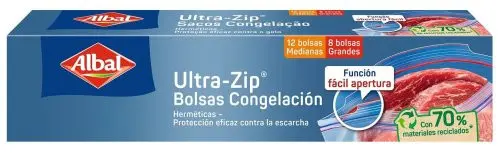 ALBAL BOLSAS ULTRA-ZIP 2TAMAÑ 20U