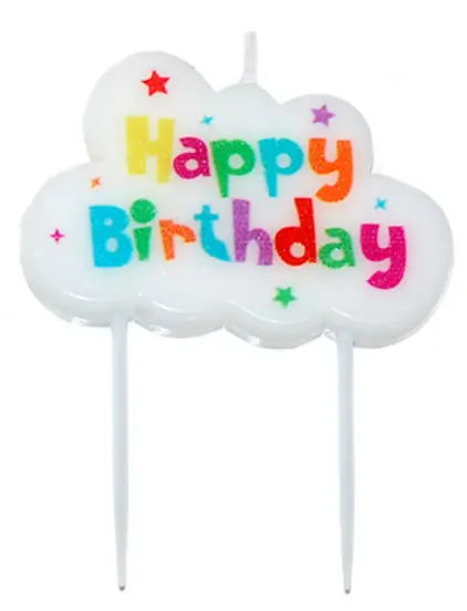 VELA NUBE HAPPY BIRTHDAY