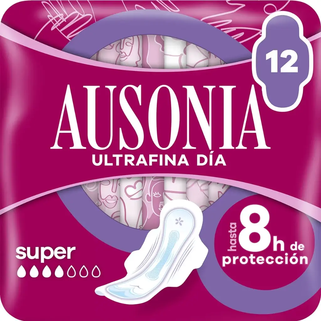 AUSONIA AIR DRY COMPRESAS ALAS SUPER 12UD                   