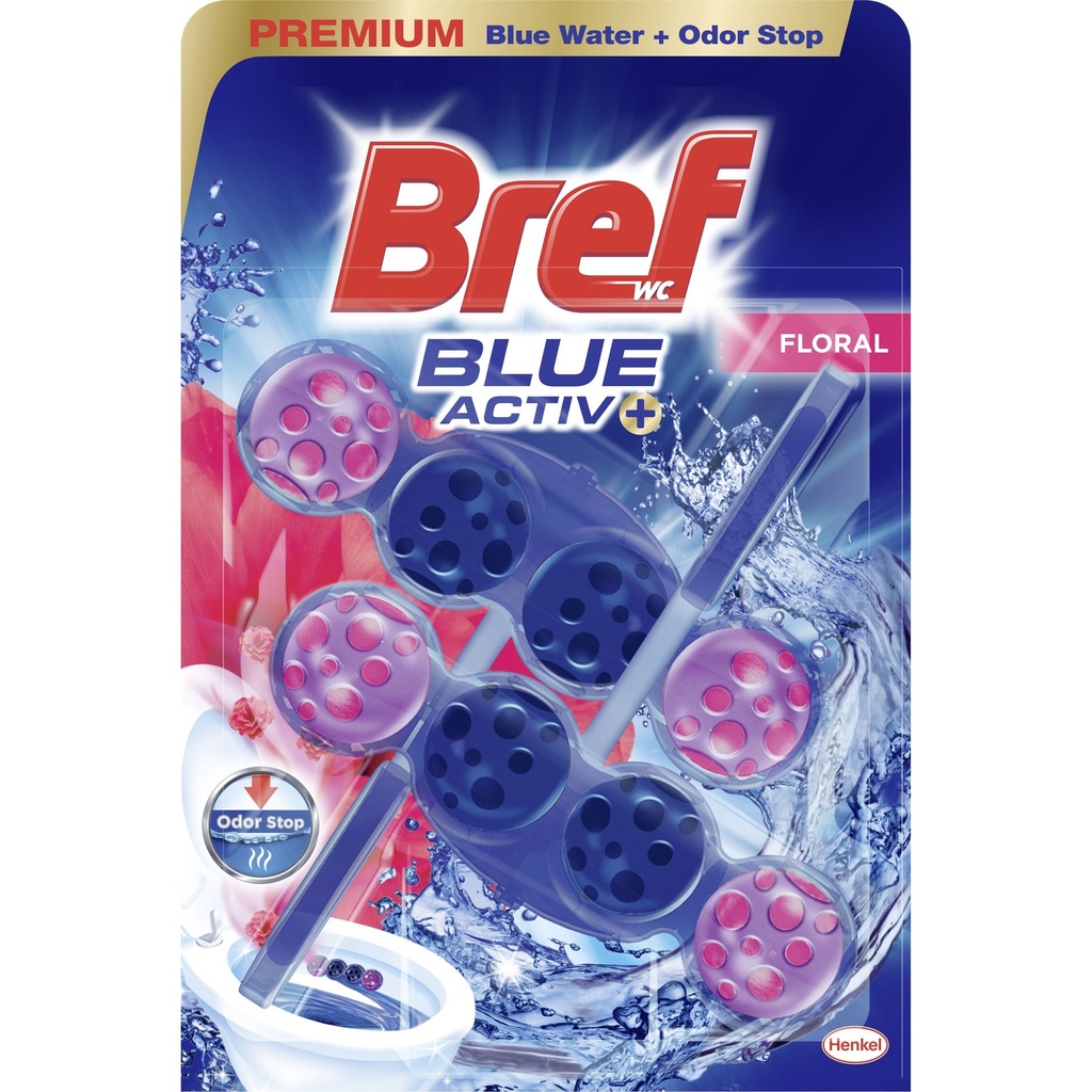 BREF WC BLUE ACTIV APARATO (BOLAS) DUPLO FLORAL             