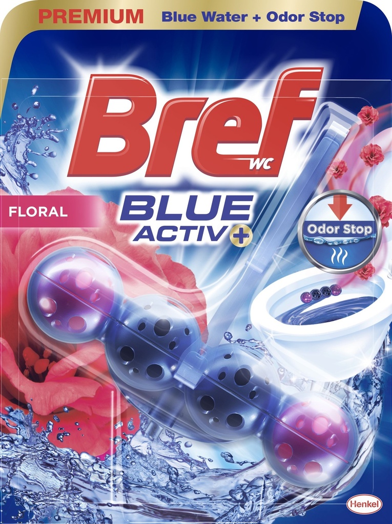 BREF WC PODER BLUE ACTIV FLORAL
