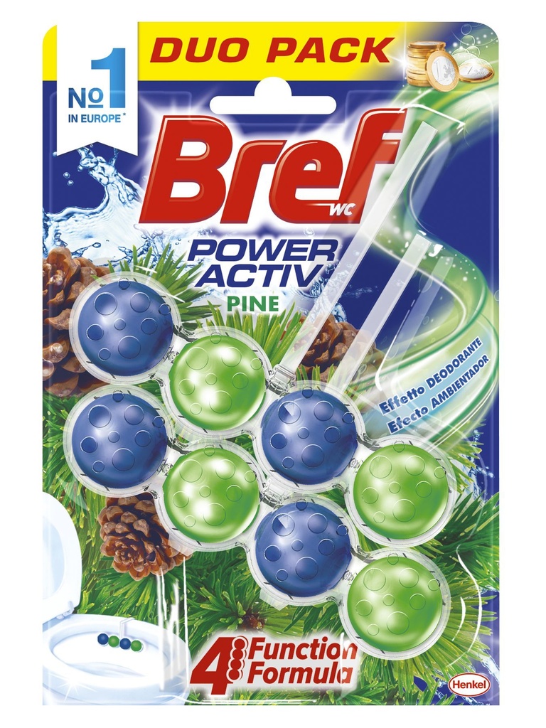 BREF WC POWER ACTIV APARATO (BOLAS) DUPLO NATURA VERDE