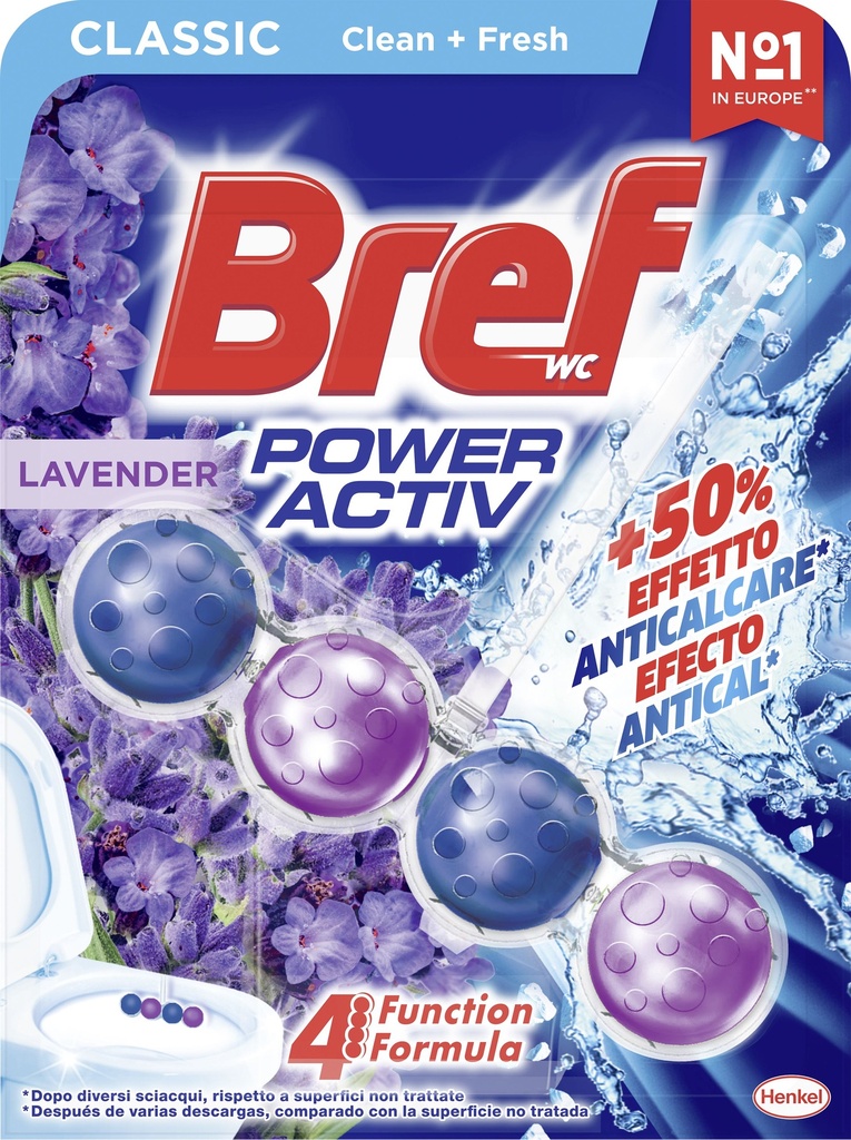 BREF WC POWER ACTIV APARATO(BOLAS) LAVANDA