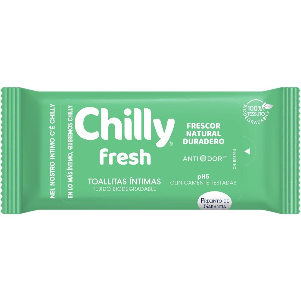CHILLY TOALLITAS INTIMAS 12 UD FRESH (VERDE) 