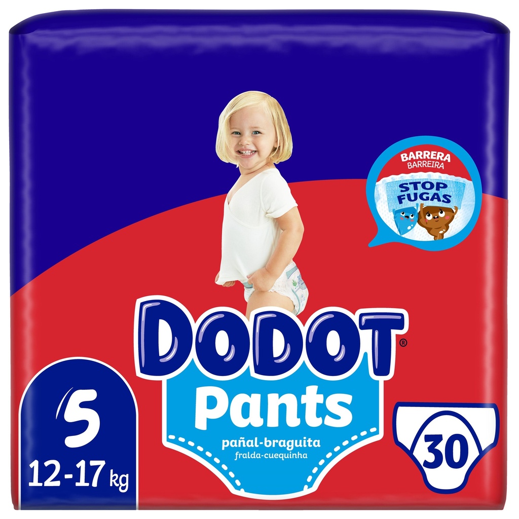 DODOT PANTS T-5. 12-17KG. 30 UD. 