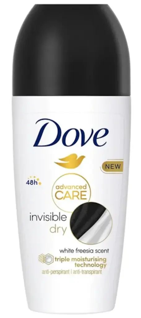 DOVE DEO ROLL ON 50ML ADV.CARE INVISIBLE 48H 