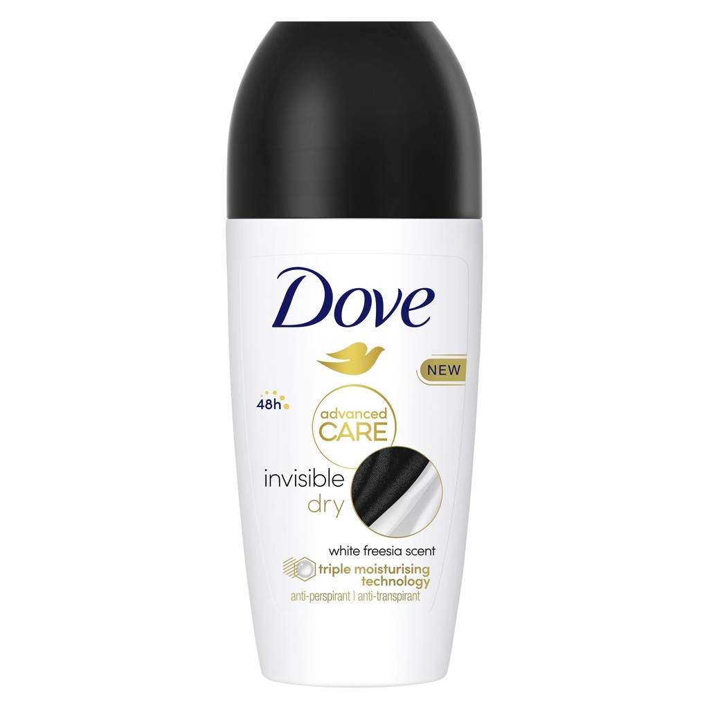 DOVE DESOD.ROLL-ON 50ML INVISIBLE 48H ADVANCED CARE         
