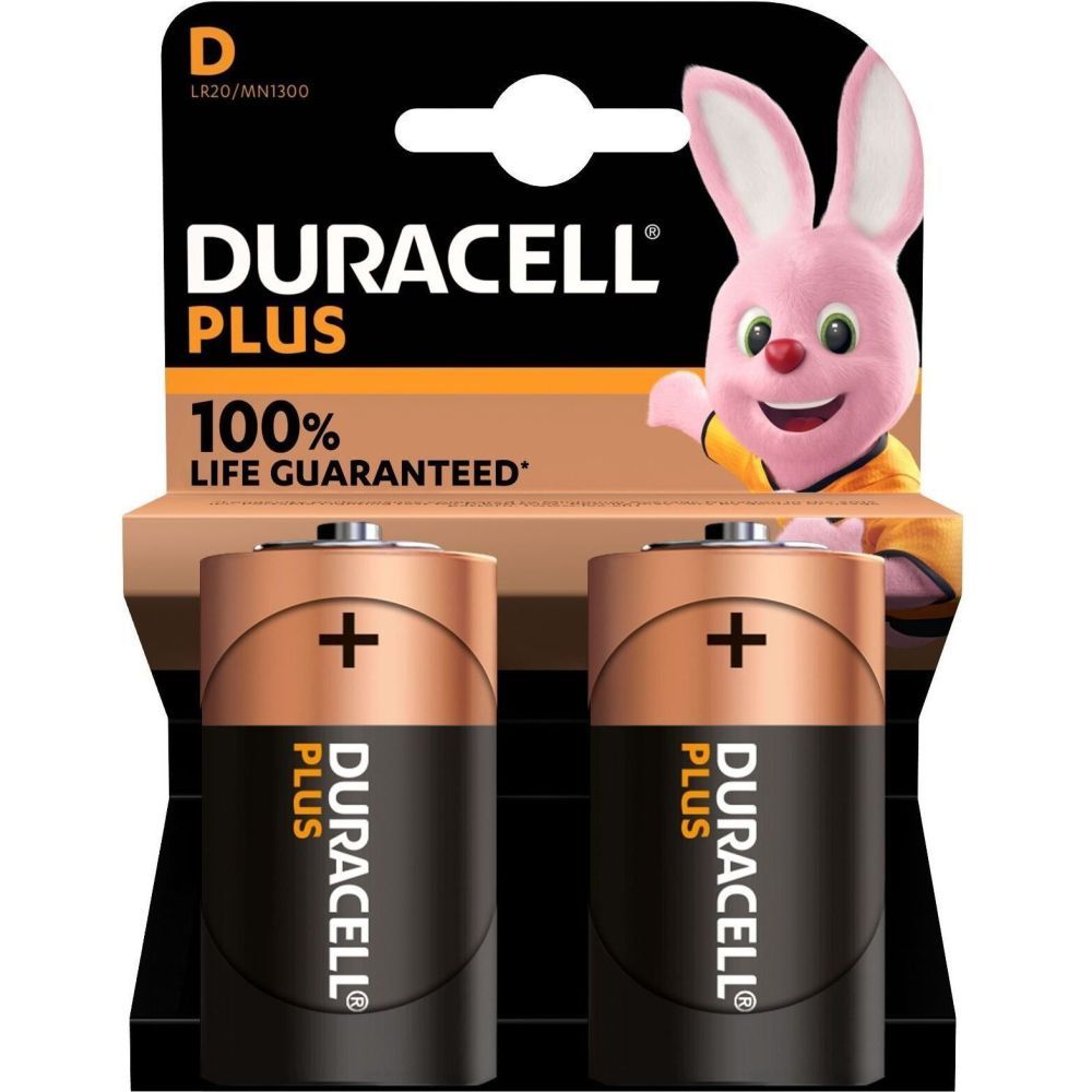 DURACELL PILA ALCALINA PLUS DLR-20/ MN 1300 BLISTER 2UD     