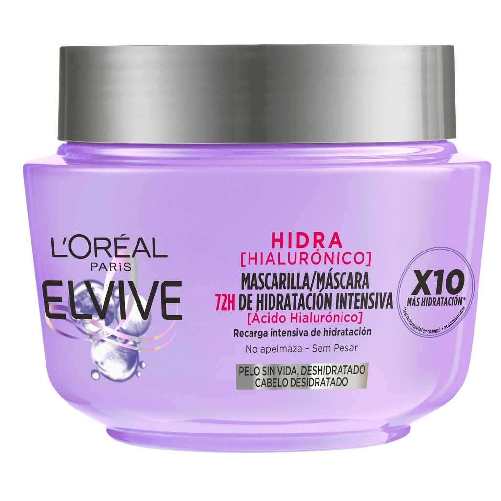 ELVIVE MASCARILLA 310ML.HIDRA HIALURONICO G-6