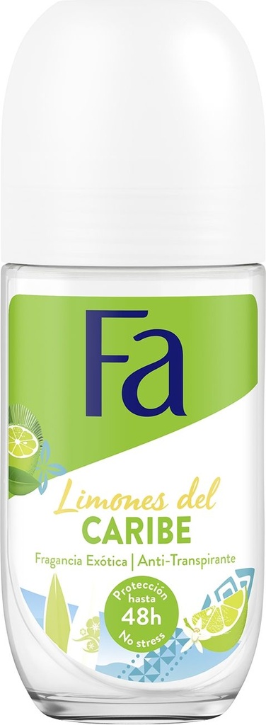 FA DESOD.ROLL-ON 50 ML. LIMONES DEL CARIBE (CRISTAL)