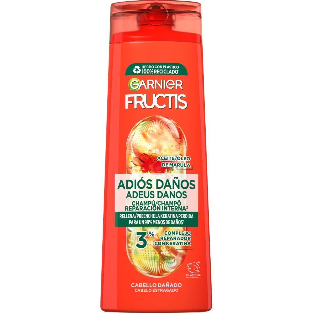 FRUCTIS CHAMPU 380ML. ADIOS DAÑOS                           