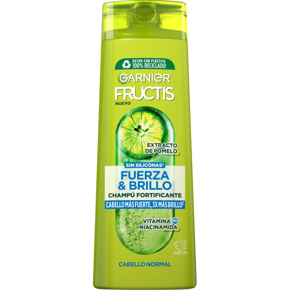 FRUCTIS CHAMPU 380ML. FUERZA Y BRILLO (NORMAL)              