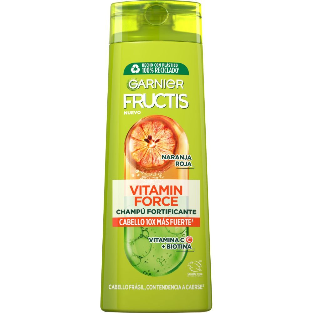 FRUCTIS CHAMPU 380ML. VITAMIN FORCE FORTIFICANTE