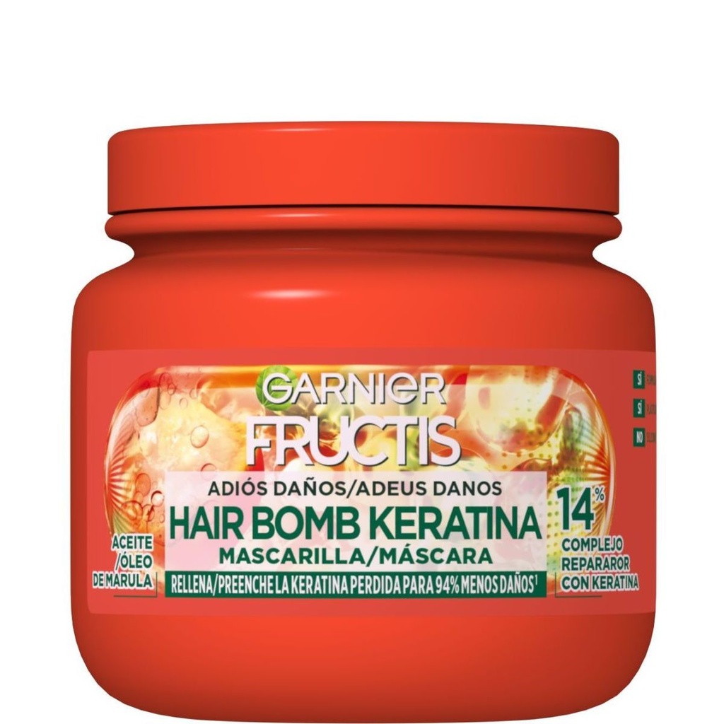 FRUCTIS MASCARILLA 320ML.ADIOS DAÑOS F-8