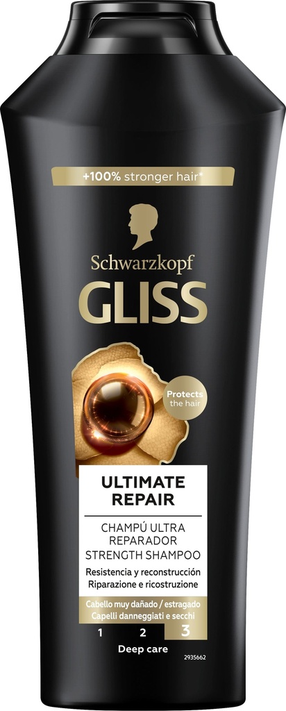 GLISS CHAMPU 400ML.ULTIMATE REPAIR