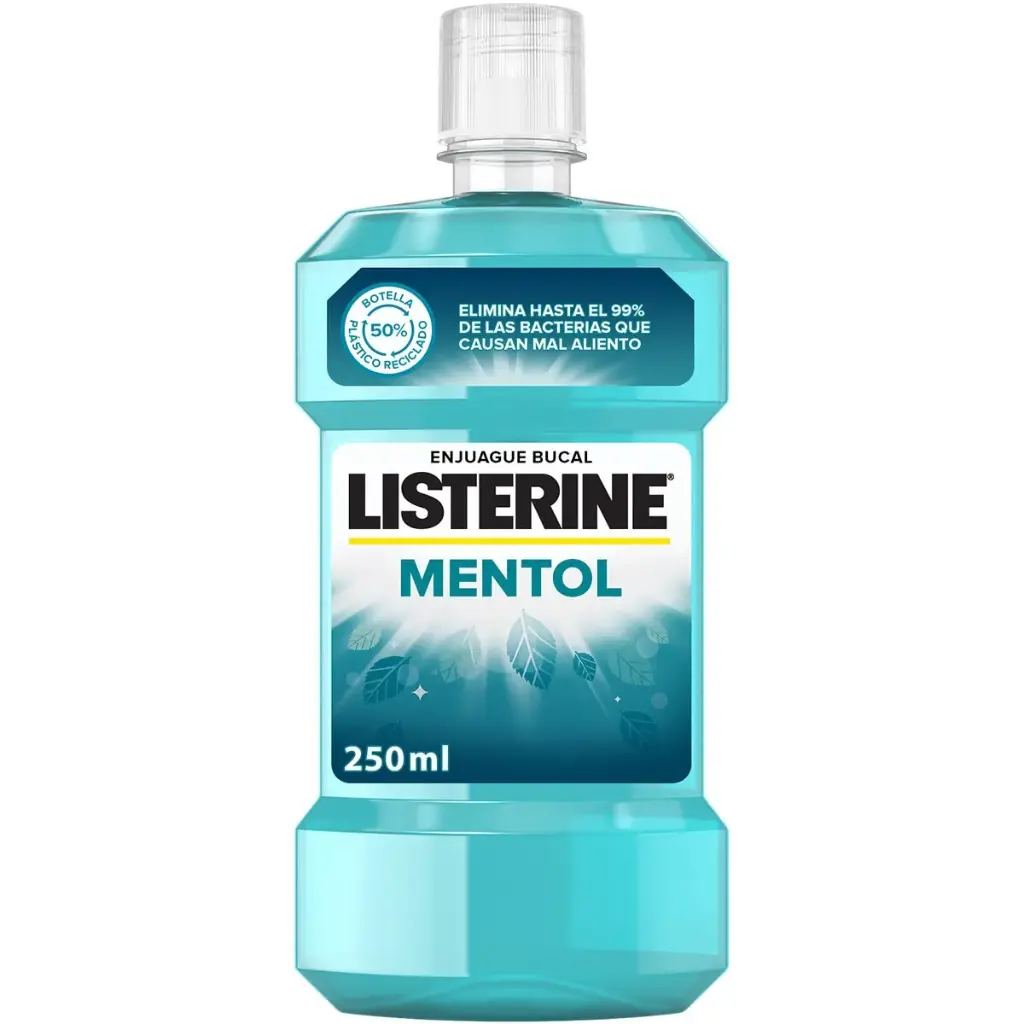 LISTERINE ENJUAGUE 250ML.MENTOL