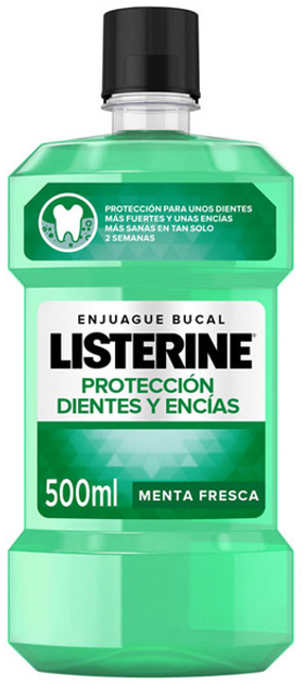 LISTERINE ENJUAGUE 500ML DIENTES Y ENCIAS (NUEVO)           