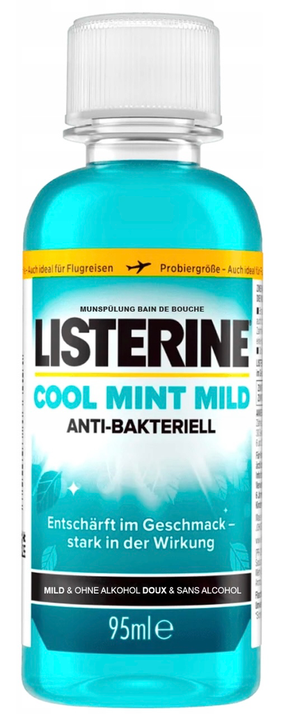 LISTERINE ENJUAGUE MINI 95ML COOL MINT