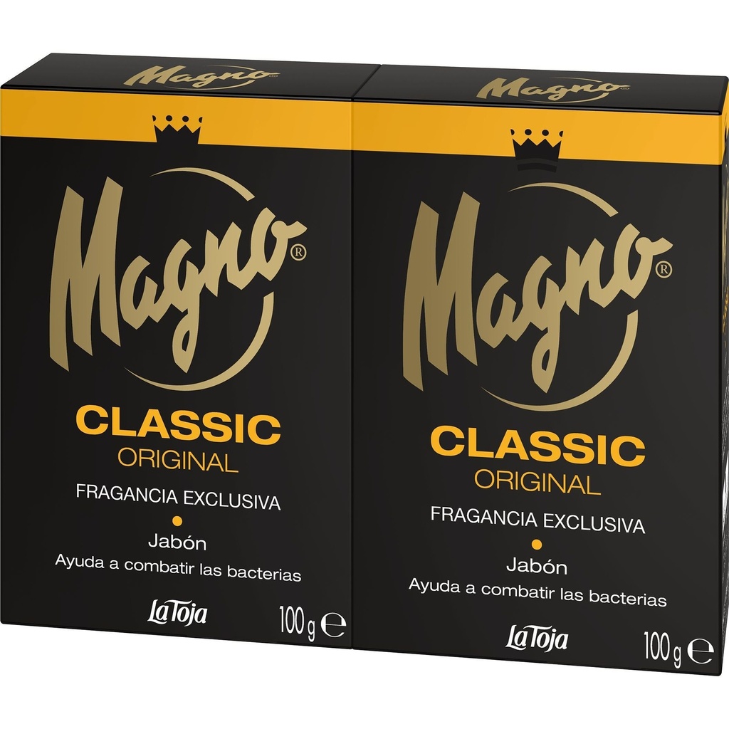 MAGNO JABON 100GR LOTE 2 PASTILLAS CLASSICO                 