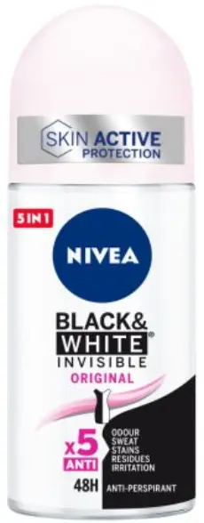 NIVEA DESOD ROLL-ON 50ML.WOMAN INVISIBLE CLEAR              