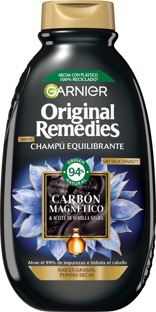 ORIGINAL REMEDIES CHAMPU 300ML.CARBON MAGNETICO
