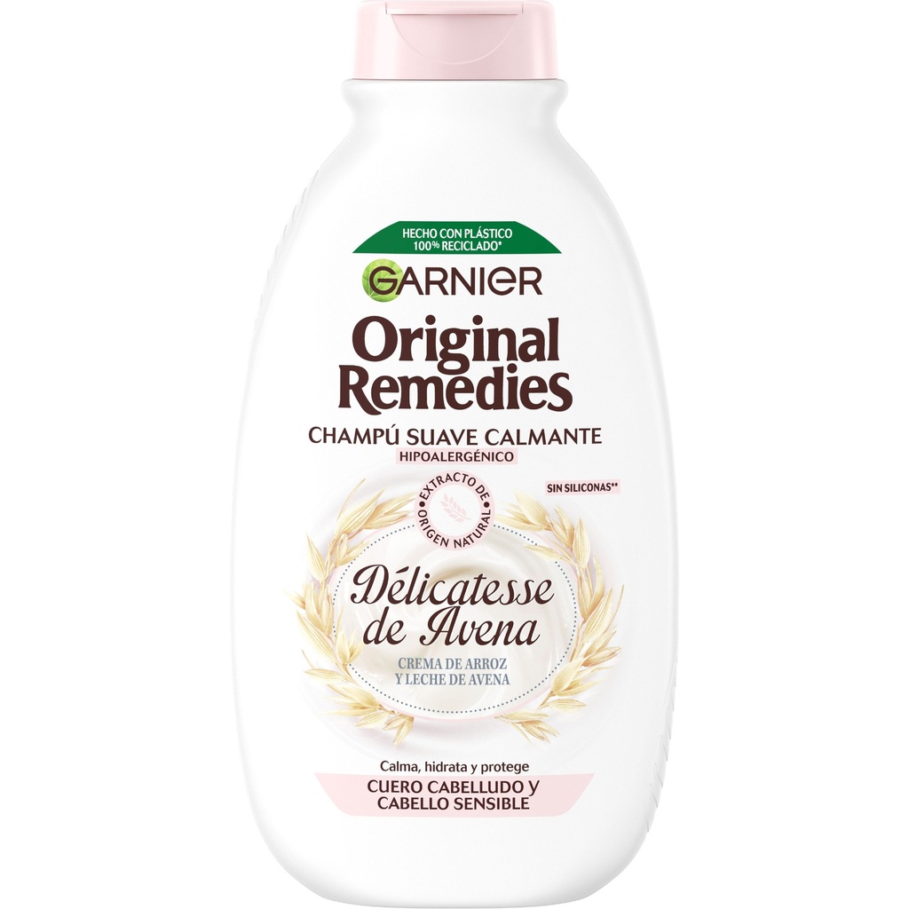 ORIGINAL REMEDIES CHAMPU 300ML.DELICATESSE AVENA