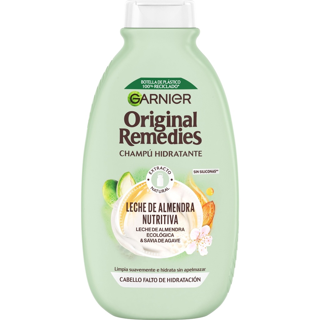 ORIGINAL REMEDIES CHAMPU 300ML.LECHE DE ALMENDRA NUTRITIVA  