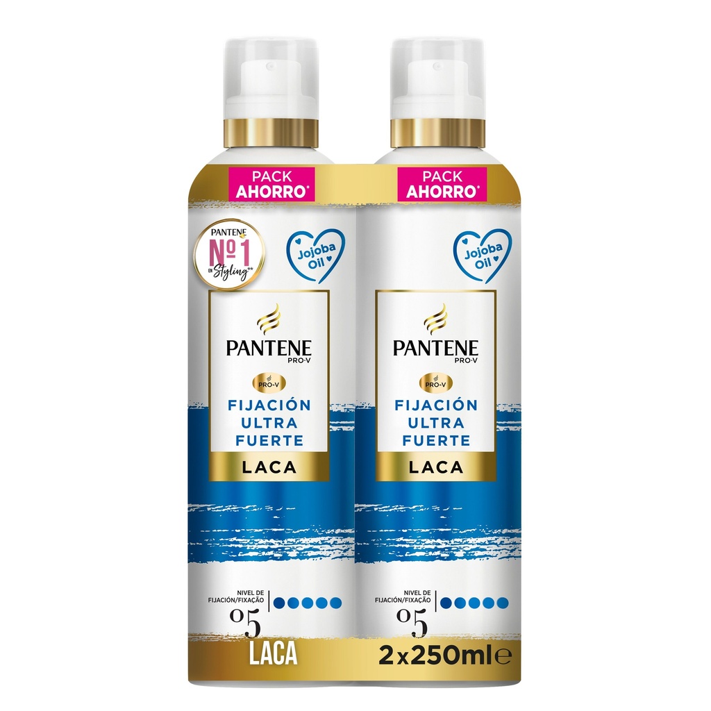 PANTENE LACA 250ML.FIJACION ULTRA FUERTE DUPLO PACK AHORRO