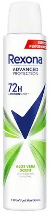 REXONA DEO 200 ML ALOE VERA 0% 72 HORAS