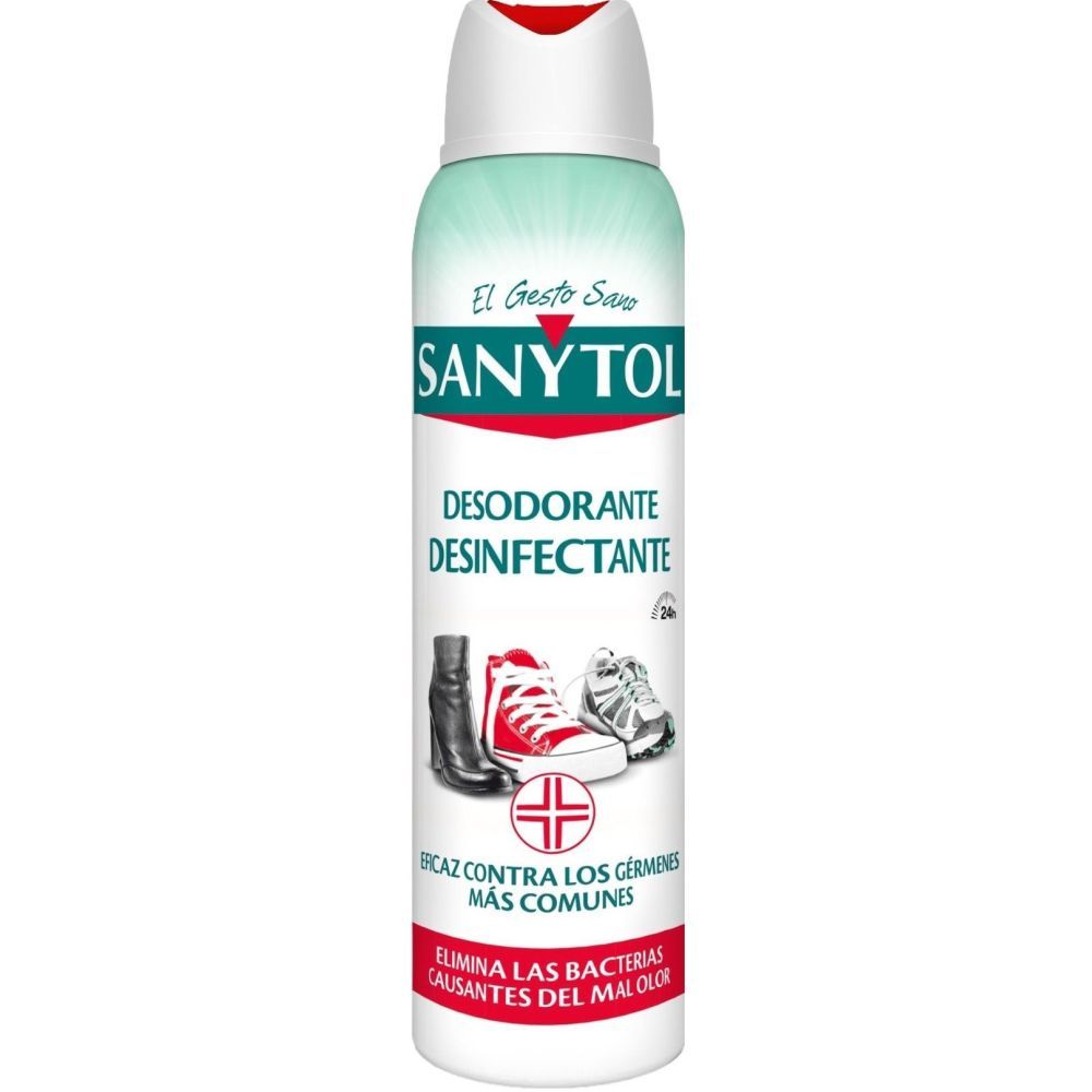 SANYTOL DESINFECTANTE 150ML.DEO CALZADO SPRAY               