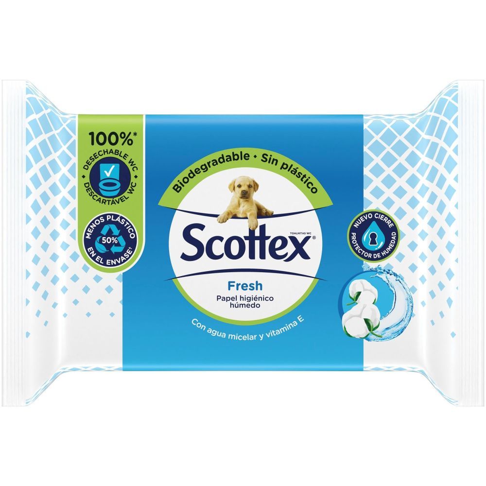 SCOTTEX HGCO HUMEDO TOALLITAS 84UD.(SIN TAPA)               
