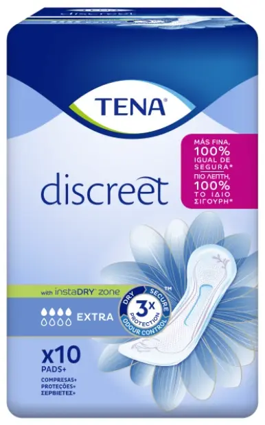 TENA DISCREET EXTRA 10UD.INSTADRY (NUEVA)                   