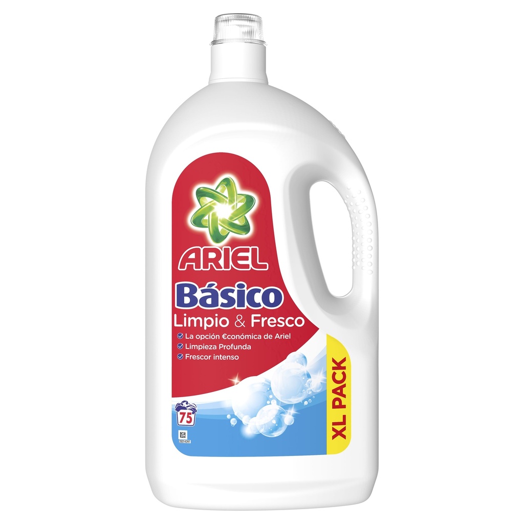 ARIEL BASICO DETERG.LIQ.75 D.LIMPIO Y FRESCO (3,375L)
