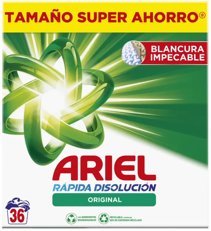 ARIEL MALETA 30 + 6 DOSIS ORIGINAL  