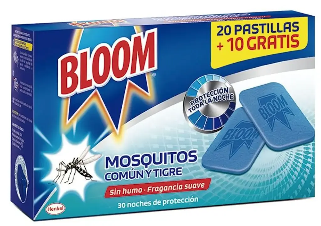 BLOOM ELECT.MOSQUITO RECAMBIO 20+10 PASTILLAS               