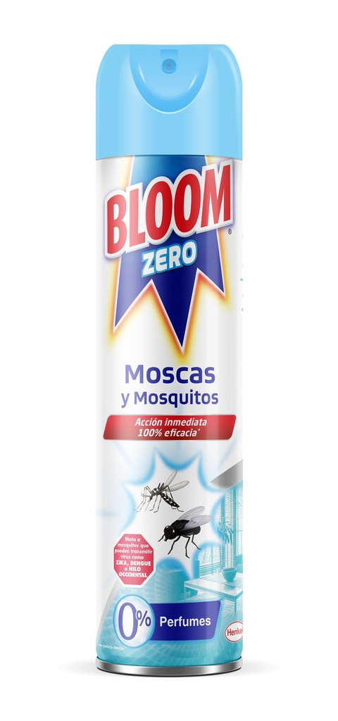 BLOOM INSECT.400ML.ZERO % PERFUME (MOSCAS Y MOSQUITOS)      