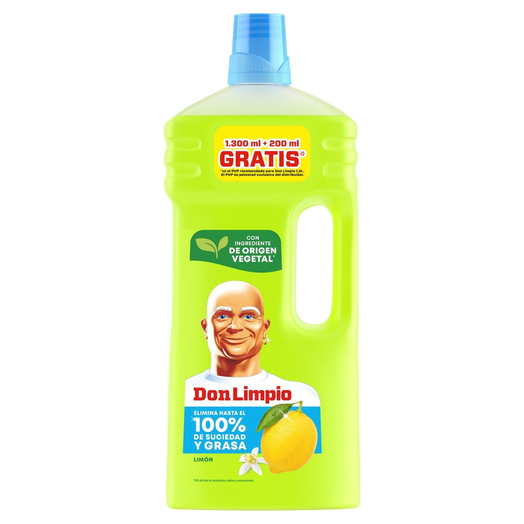 DON LIMPIO 1300ML.+200ML.GRATIS LIMON