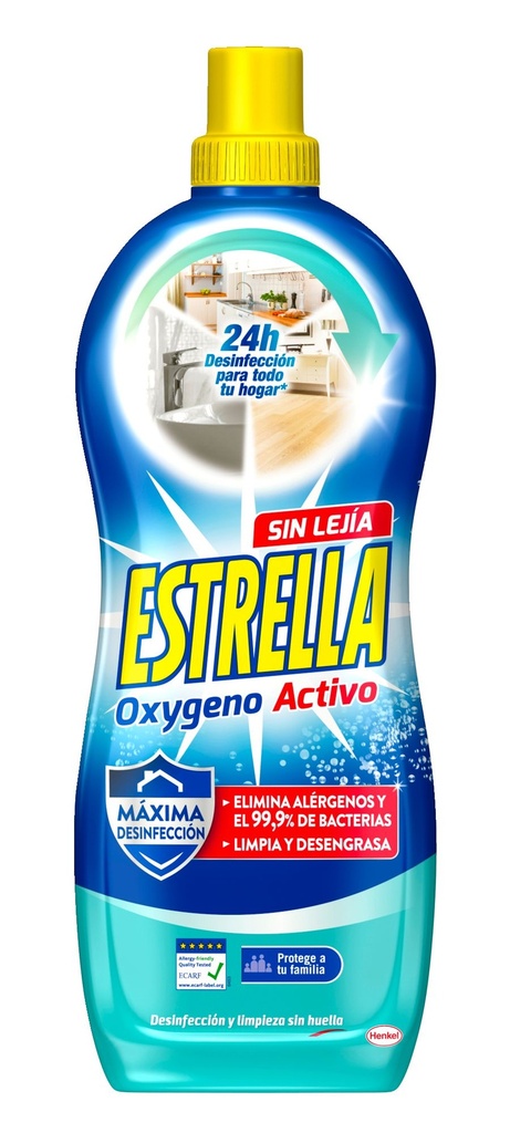 ESTRELLA OXYGENO ACTIVO 1100ML DESINFECCIÓN SIN LEJÍA       
