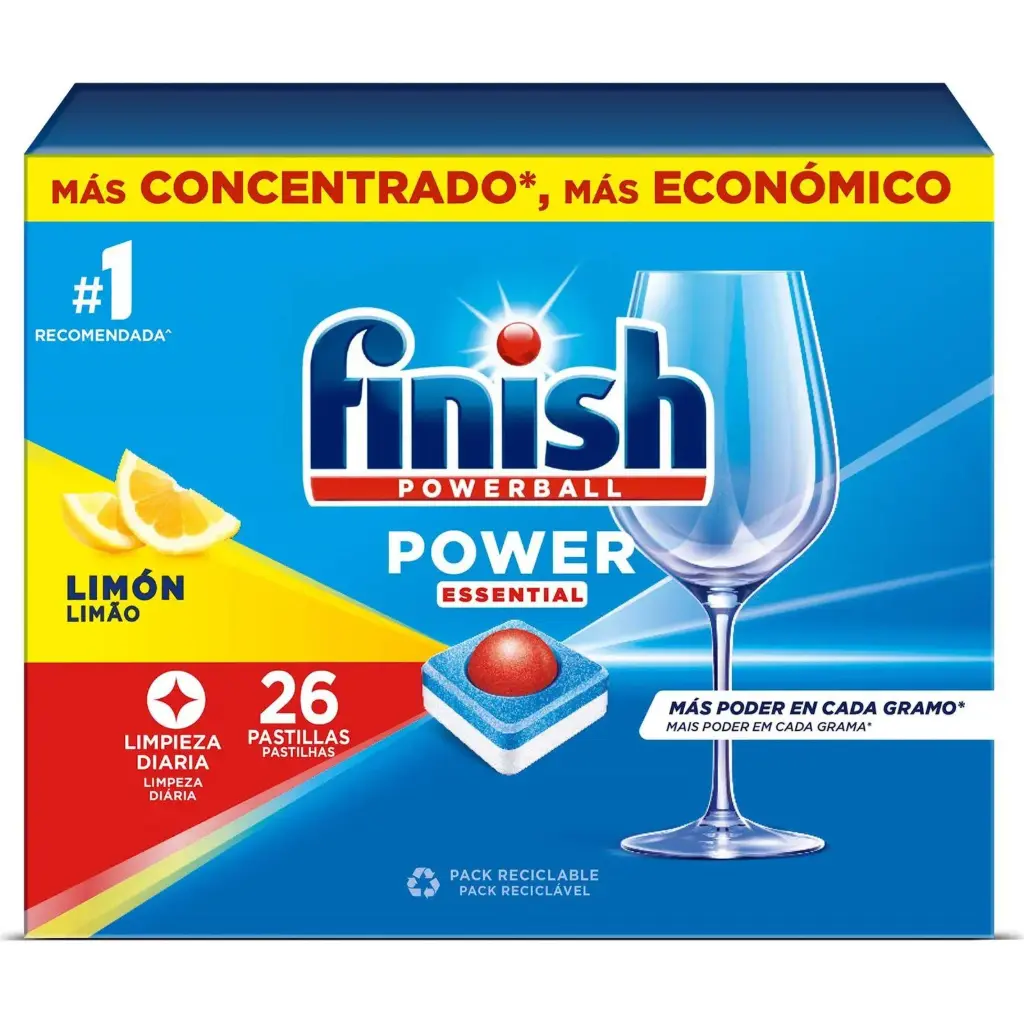 FINISH LAVAVAJILL. DETERG.TODO EN 1 26 PAST.(CAJA)LIMON
