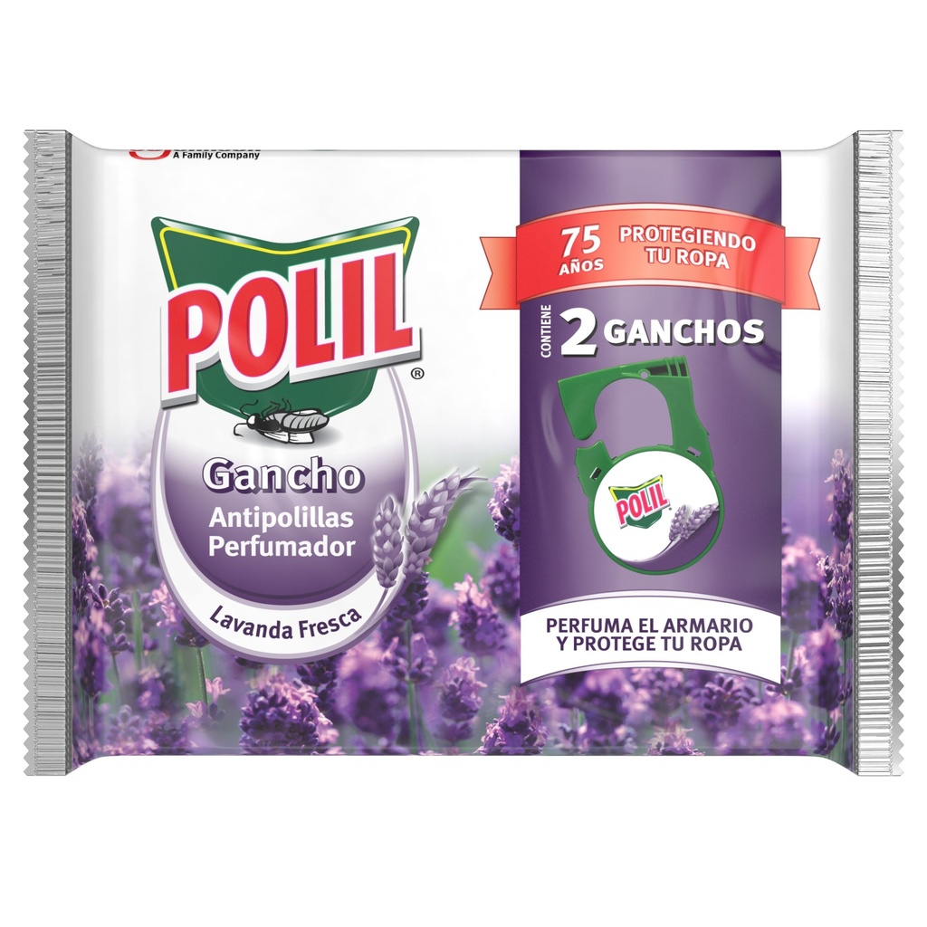 POLIL ANTIPOLILLA 2 UD. LAVANDA